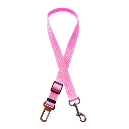 Ceinture de sécurité réglable pour chien et chat - Accessoire de voyage pour véhicule